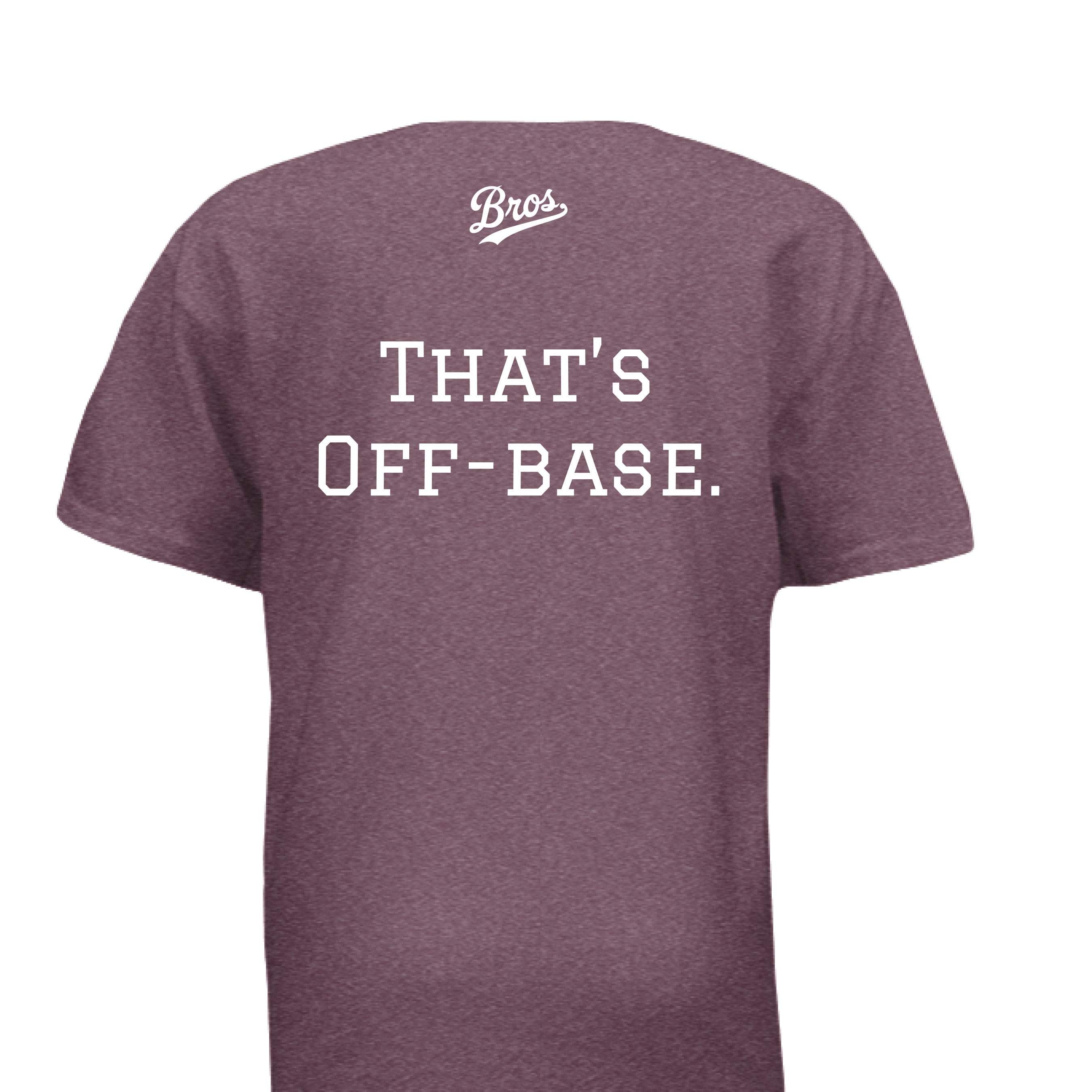 Vintage Heather Maroon - BACK