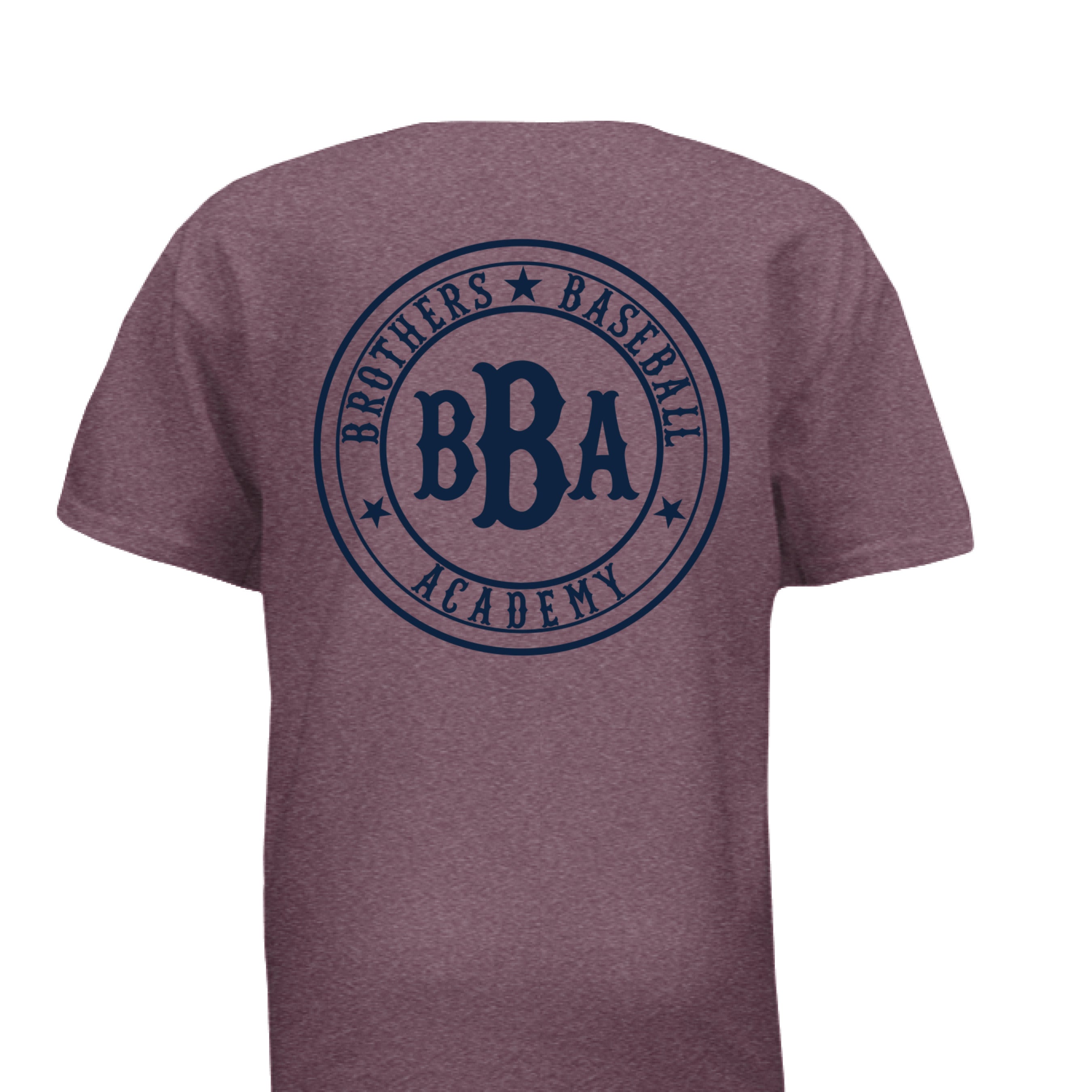 Vintage Heather Maroon - BACK