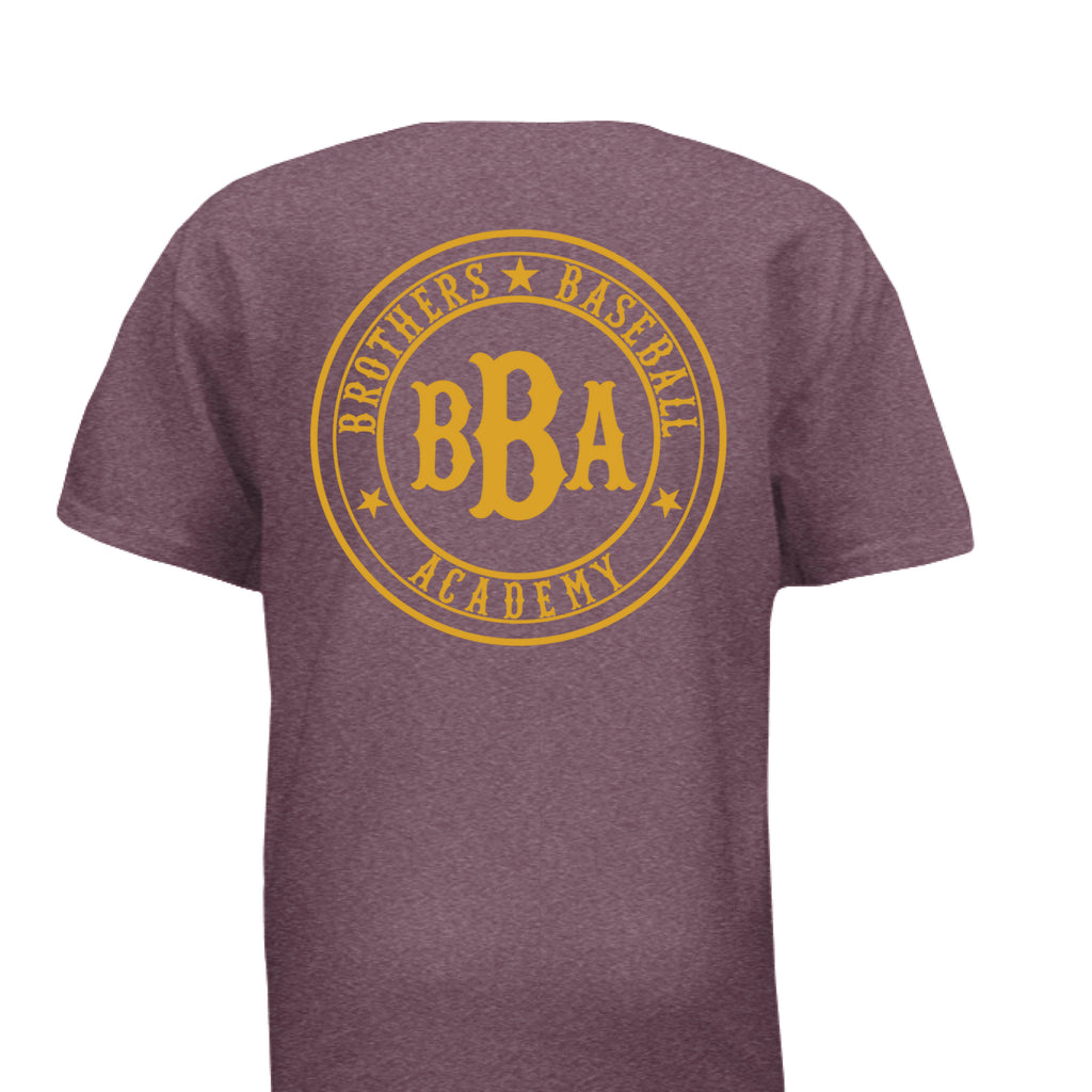 Vintage Heather Maroon - BACK