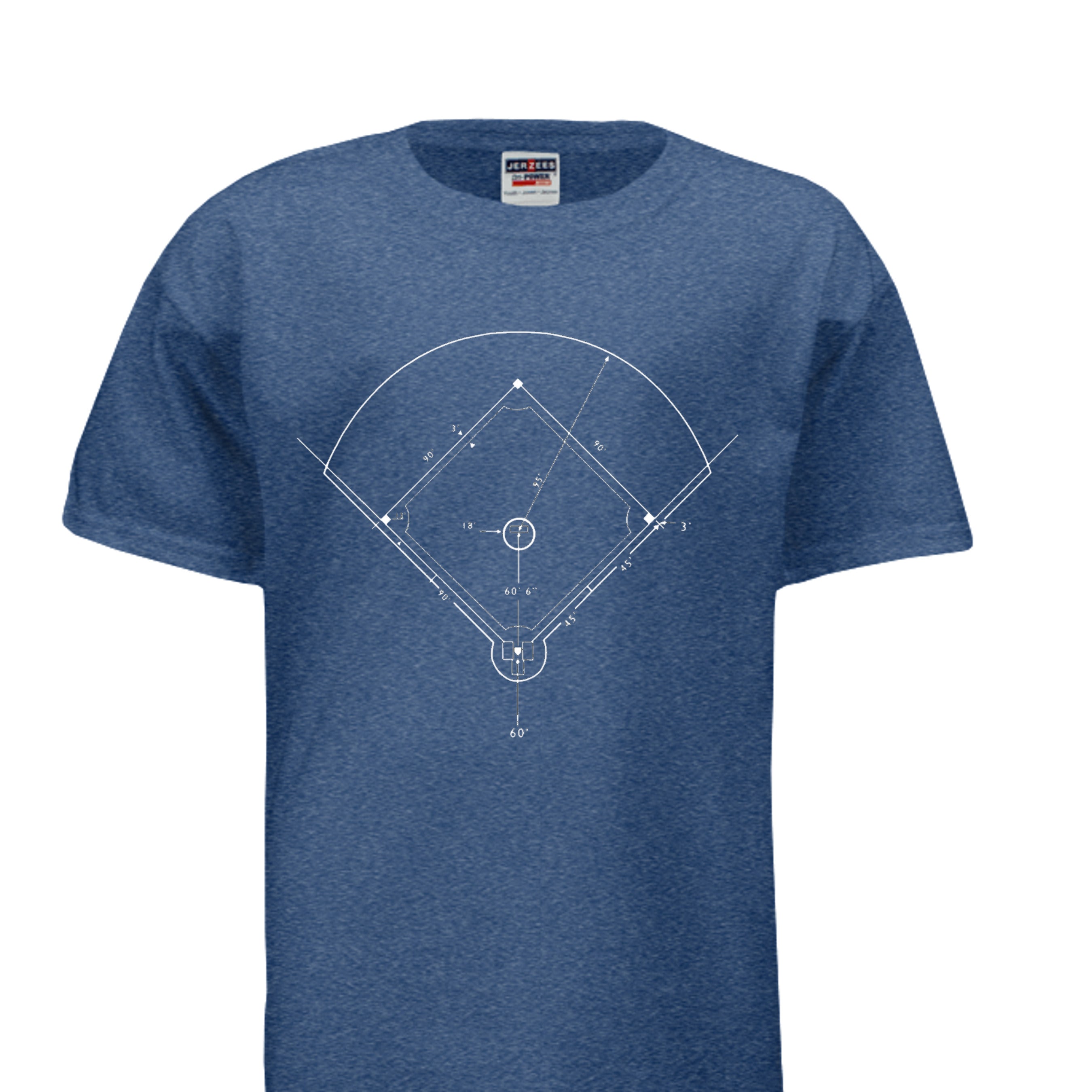 Vintage Heather Navy - 29B - FRONT