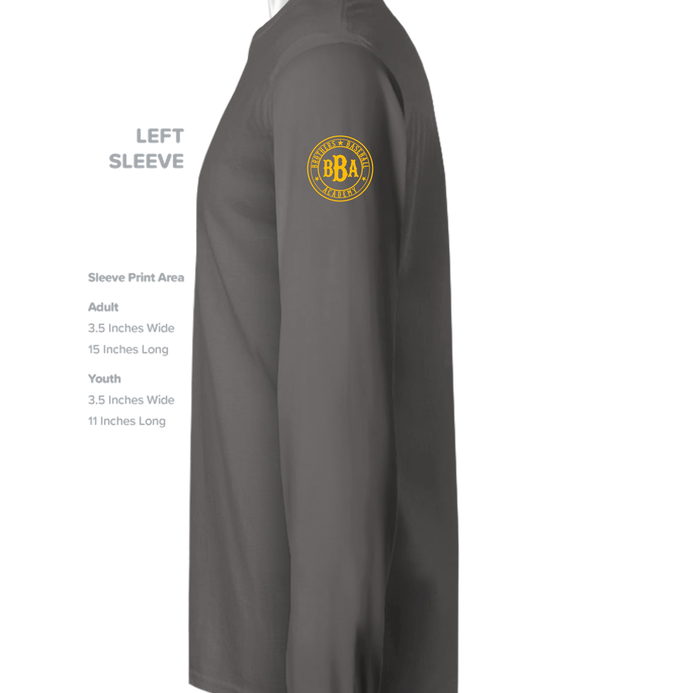 Iron Grey - YST358 - SLEEVE_LEFT