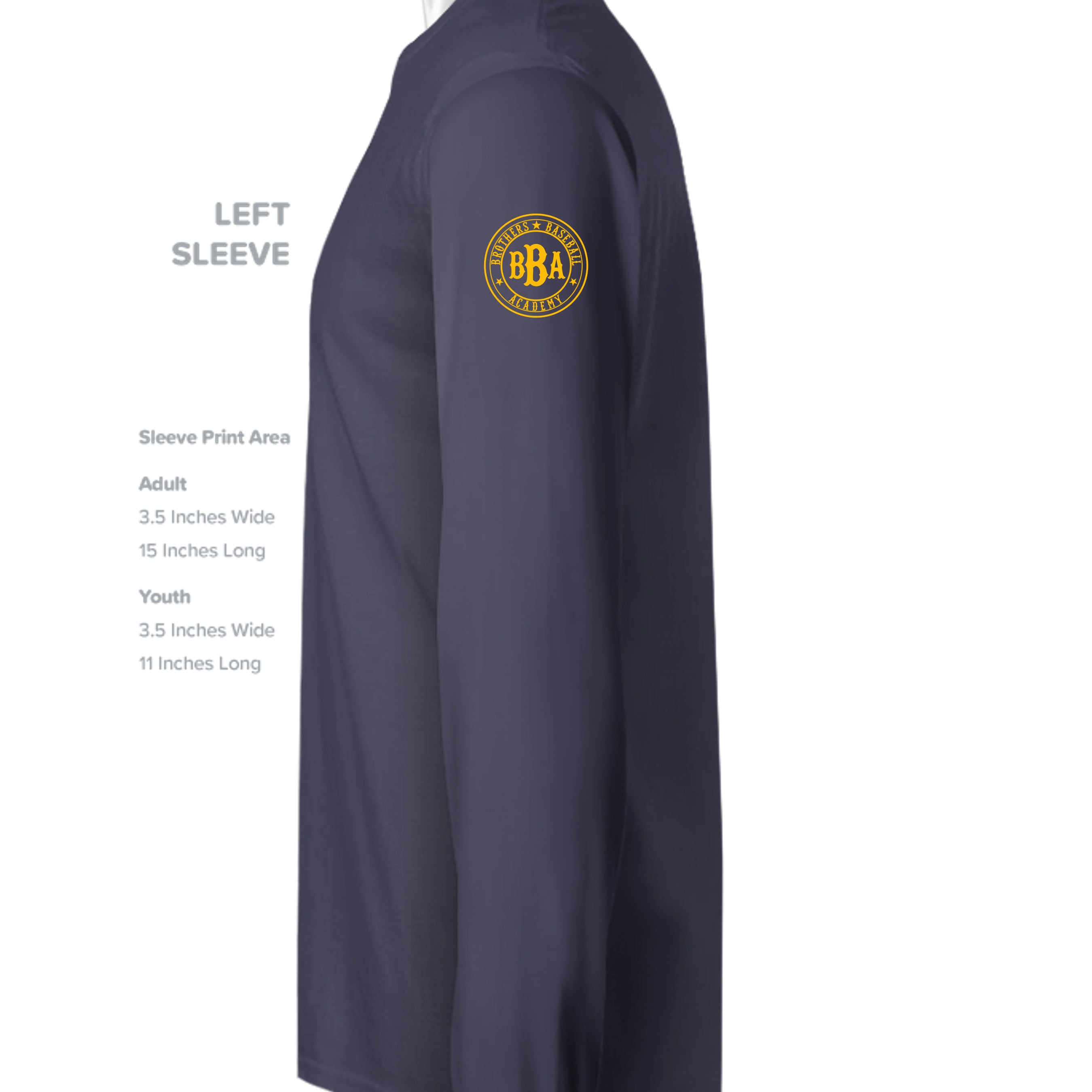 True Navy - YST358 - SLEEVE_LEFT