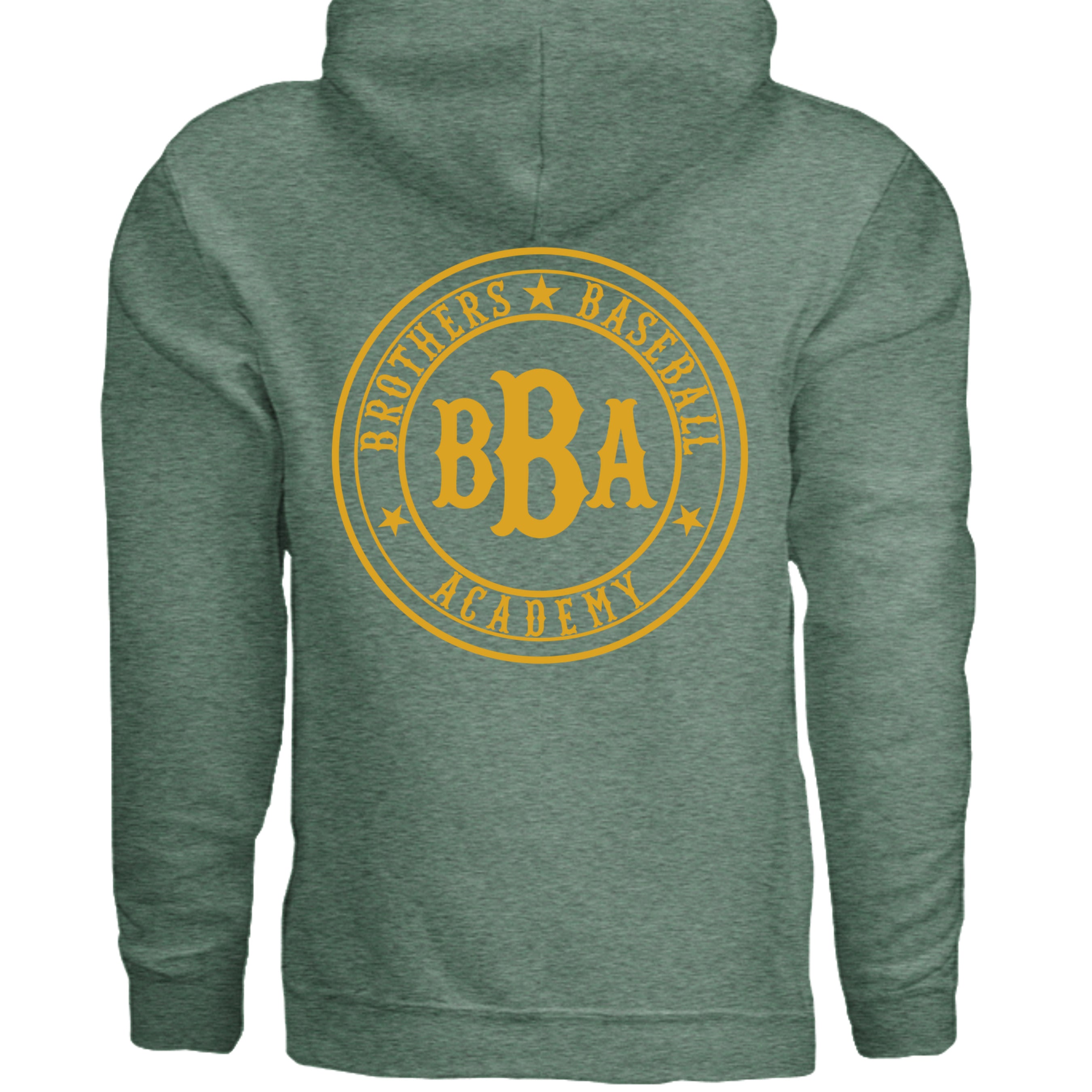Heather Sport Dark Green - G185 - BACK