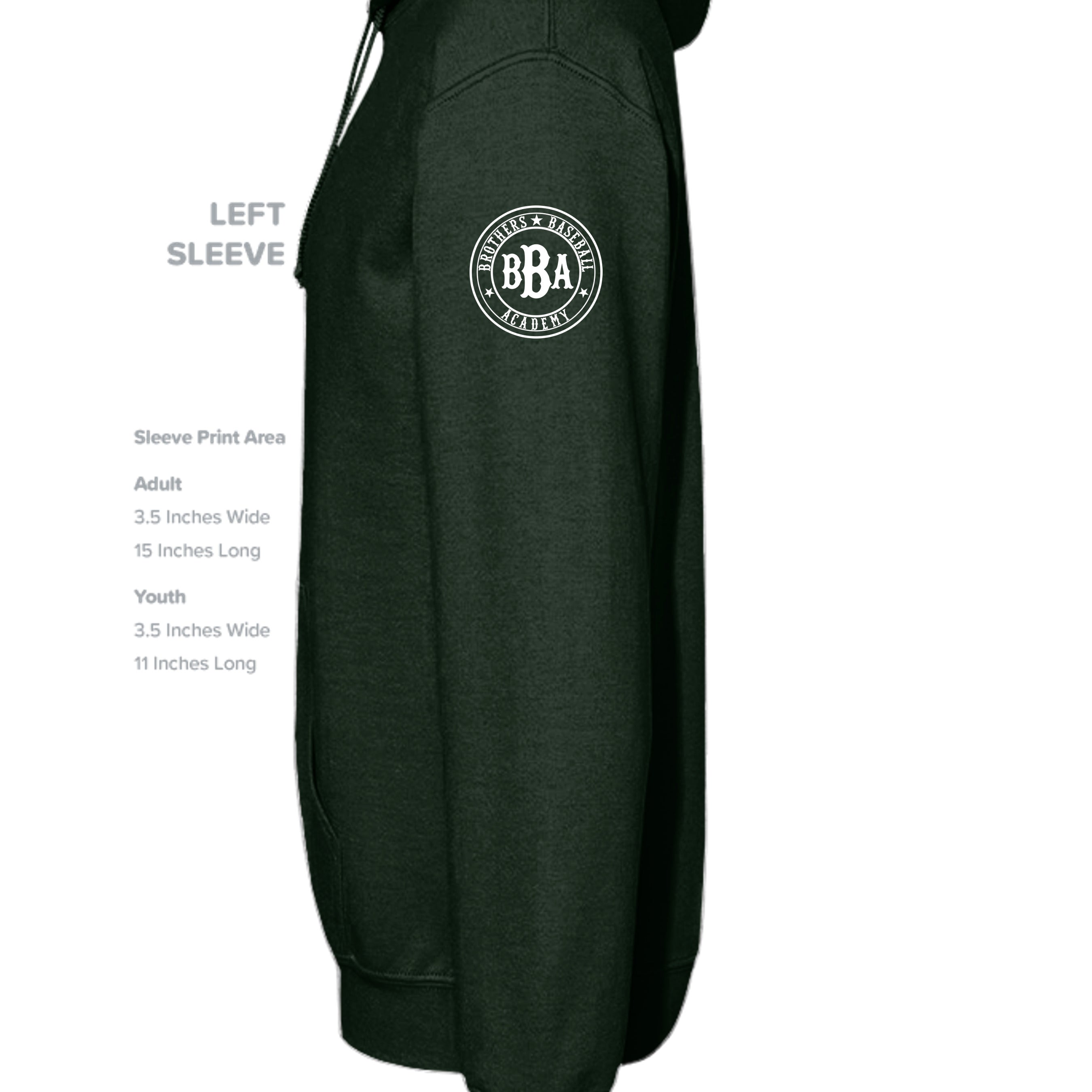 FOREST GREEN - G185B - SLEEVE_LEFT