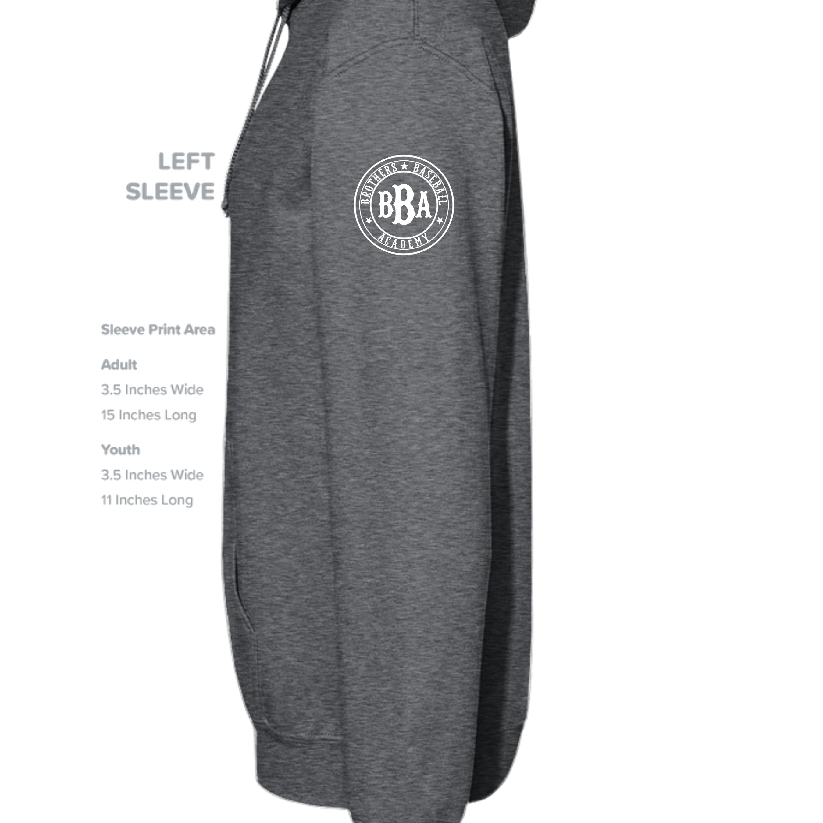 DARK HEATHER - G185B - SLEEVE_LEFT