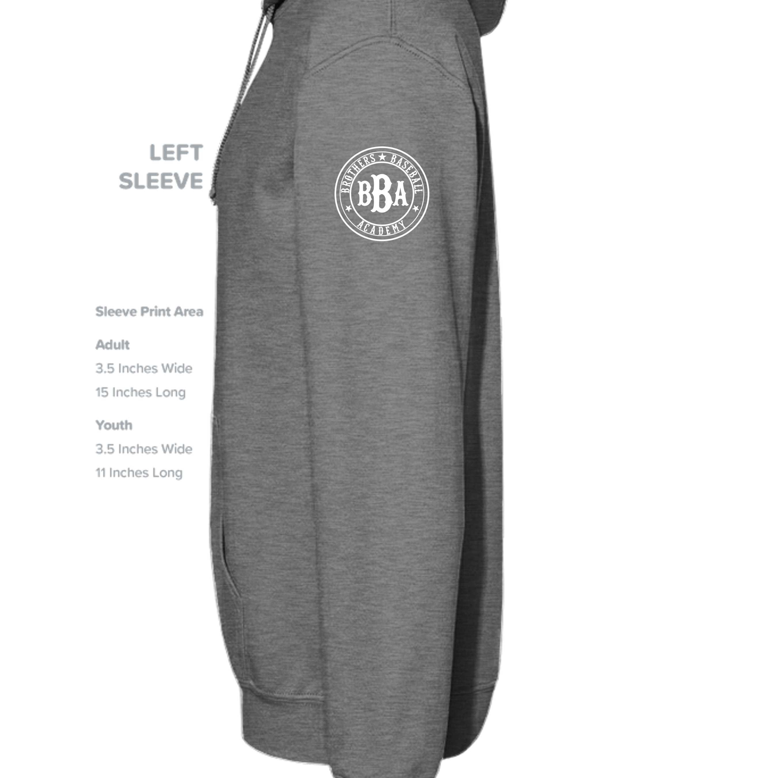 GRAPHITE HEATHER - G185B - SLEEVE_LEFT